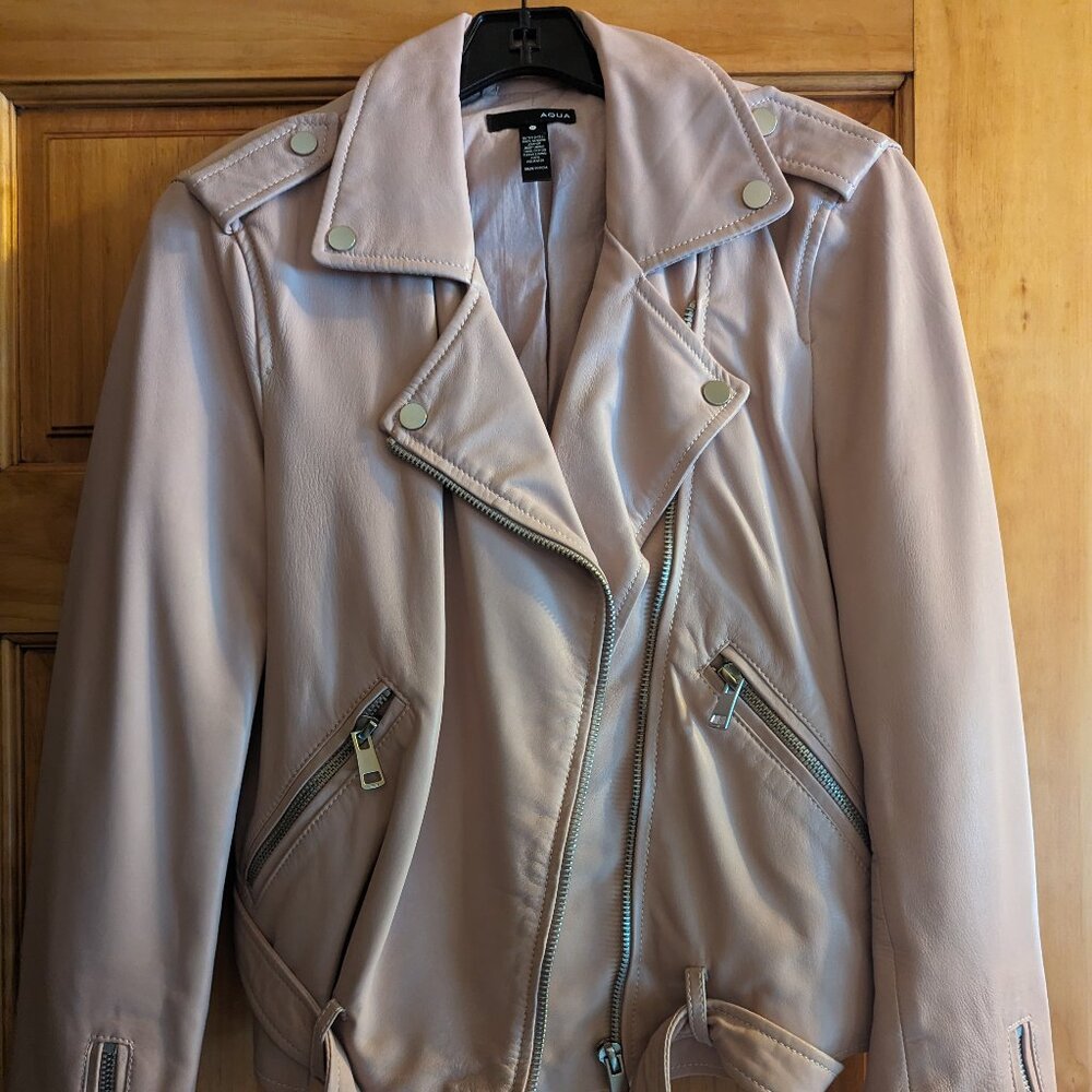 Pink Leather Jacket